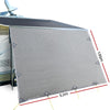 5.2M Caravan Privacy Screens 1.95m Roll Out Awning End Wall Side Sun Shade