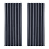 Artiss 2X Blockout Curtains Blackout Window Curtain Eyelet 240x230cm Charcoal