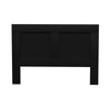 Artiss Bed Frame Double Size Bed Head with Shelves Headboard Bedhead Base Black