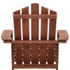 Gardeon Outdoor Sun Lounge Beach Chairs Table Setting Wooden Adirondack Patio Brown Chair