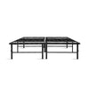 Artiss Folding Queen Metal Bed Frame - Black