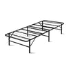 Artiss Folding Bed Frame Single Metal Bed Base Portable Black