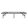 Artiss Folding Bed Frame Single Metal Bed Base Portable Black