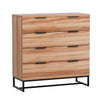 Artiss 4 Chest of Drawers Cabinet Dresser Table Tallboy Storage Bedroom Rust Oak