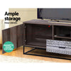 Artiss TV Cabinet Entertainment Unit Stand Storage Wooden Industrial Rustic 180cm