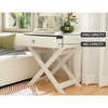 Artiss Bedside Table Side End Table Drawers Nightstand Bedroom Storage White