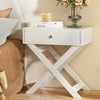 Artiss Bedside Table Side End Table Drawers Nightstand Bedroom Storage White