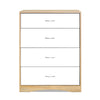 Artiss Chest of Drawers Tallboy Dresser Table Bedroom Storage White Wood Cabinet