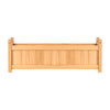 Greenfingers Garden Bed Raised Wooden Planter Outdoor Box Vegetables 90x30x33cm