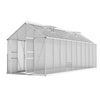 Greenfingers Greenhouse Aluminium Large Green House Garden Shed 6X2.4M