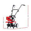 Giantz 88CC Petrol Garden Cultivator Tiller Rotary Hoe 4 Tine Rototiller