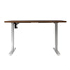 Artiss Electric Standing Desk Motorised Sit Stand Desks Table White Brown 140cm