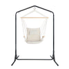 Gardeon Outdoor Hammock Chair with Stand Swing Hanging Hammock Garden Cream