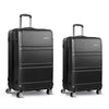 Wanderlite 28" Luggage Trolley Travel Suitcase Set TSA Lock Hard Case Black