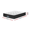 Giselle Bedding Eve Euro Top Pocket Spring Mattress 34cm Thick King