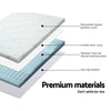 Giselle Bedding Cool Gel 7-zone Memory Foam Mattress Topper w/Bamboo Cover 8cm - Single