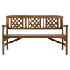 Gardeon Wooden Garden Bench 3 Seat Patio Furniture Timber Outdoor Lounge Chair Natural