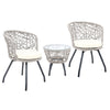 Gardeon Outdoor Patio Chair and Table - Grey