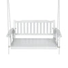 Gardeon Porch Swing Chair with Chain Garden Bench Outdoor Furniture Wooden White