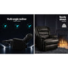 Artiss Recliner Chair Armchair Luxury Single Lounge Sofa Couch Leather Black