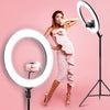 Embellir Ring Light 19" LED 5800LM Black Dimmable Diva With Stand Make Up Studio Video