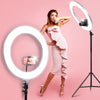 Embellir Ring Light 19" LED 6500K 5800LM Dimmable Diva With Stand Silver