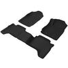 Weisshorn Car Floor Mats Rubber Fits Mazda BT50 Dual Crew Cab 2012-2021 3D BT-50