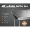 Cefito 610 x 1524mm Commercial Stainless Steel Kitchen Bench