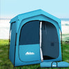 Weisshorn Pop Up Camping Shower Tent Portable Toilet Outdoor Change Room Blue