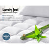 Giselle King Mattress Topper Bamboo Fibre Pillowtop Protector