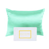 Royal Comfort Mulberry Soft Silk Hypoallergenic Pillowcase Twin Pack 51 x 76cm - Mint