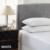 Royal Comfort 1500 Thread Count Cotton Rich Sheet Set 3 Piece Ultra Soft Bedding - King - White