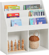 Kids Shelving Unit 3 Shelves 2 Compartments