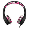 LilGadgets Connect + Childrens Kids Wired Headphones Pink Camo