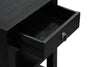Elliot 1 Drawer Lamp Table (Black)