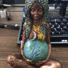 Millennial Gaia Mother Earth Goddess Art Statue Figurine for Home Decor Garden