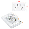 5PCS Double Power Point Dual USB+Type-C GPO Fast Charge 3.6 amp Wall Outlet