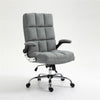 Soft Velvet Home Ergonomic Swivel Adjustable Tilt Angle and Flip-up Arms Office Chair