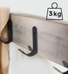 VASAGLE Coat Rack Stand 175cm Greige HSR41MB