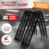 Rigg 2x Aluminium ATV Loading Ramp Foldable - Black