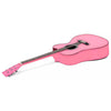 Karrera 38in Cutaway Acoustic Guitar with guitar bag - Pink