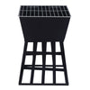 Wallaroo Outdoor Fire Pit for BBQ, Grilling, Cooking, Camping- Portable Brazier with Reversible Stand for Backyard