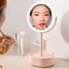 Ecoco Smart LED Light Cosmetic Makeup Mirror USB Touch Screen Home Desk Vanity 360° White