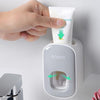 Ecoco Wall mount auto ands Free Toothpaste Dispenser Automatic Toothpaste Squeezer Bathroom Toothpaste Holder Black