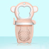 2 X Newborn Baby Food Fruit Nipple Feeder Pacifier Safety Silicone Feeding Tool Brown Small