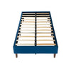 Velvet Blue Bed Frame- Double