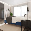 Velvet Blue Bed Frame- Double