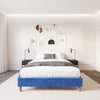 Velvet Blue Bed Frame- Single