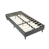 Bed Frame Mattress Foundation (Dark Grey) - Double