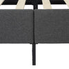 Bed Frame Mattress Foundation (Dark Grey) - Double